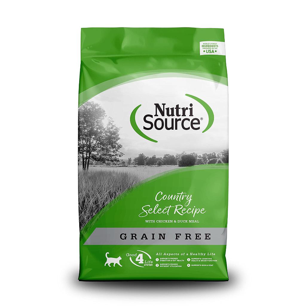 Nutrisource Country Sel Cat grain free 15lb